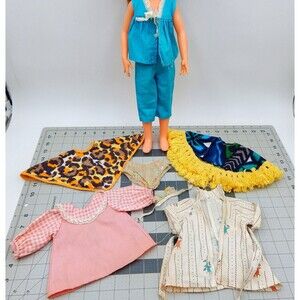Ideal Crissy Family Doll Clothing Lot Pantsuit Cape Unbranded Homemade